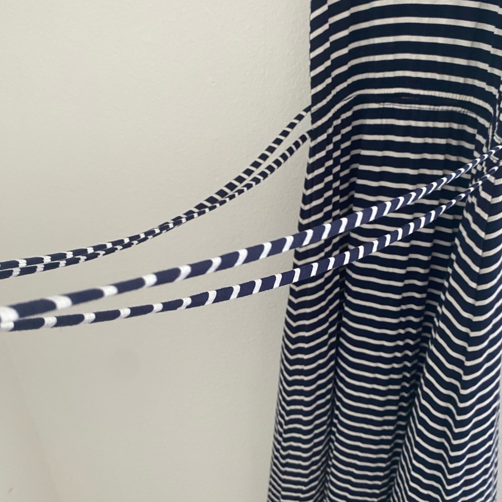 J. Crew Blue and White Halter Maxi Sundress - Picture 4 of 7